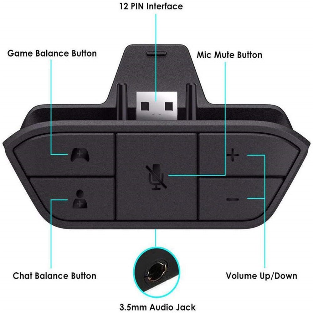 Headsetadapater XBOX One - sparklar.se