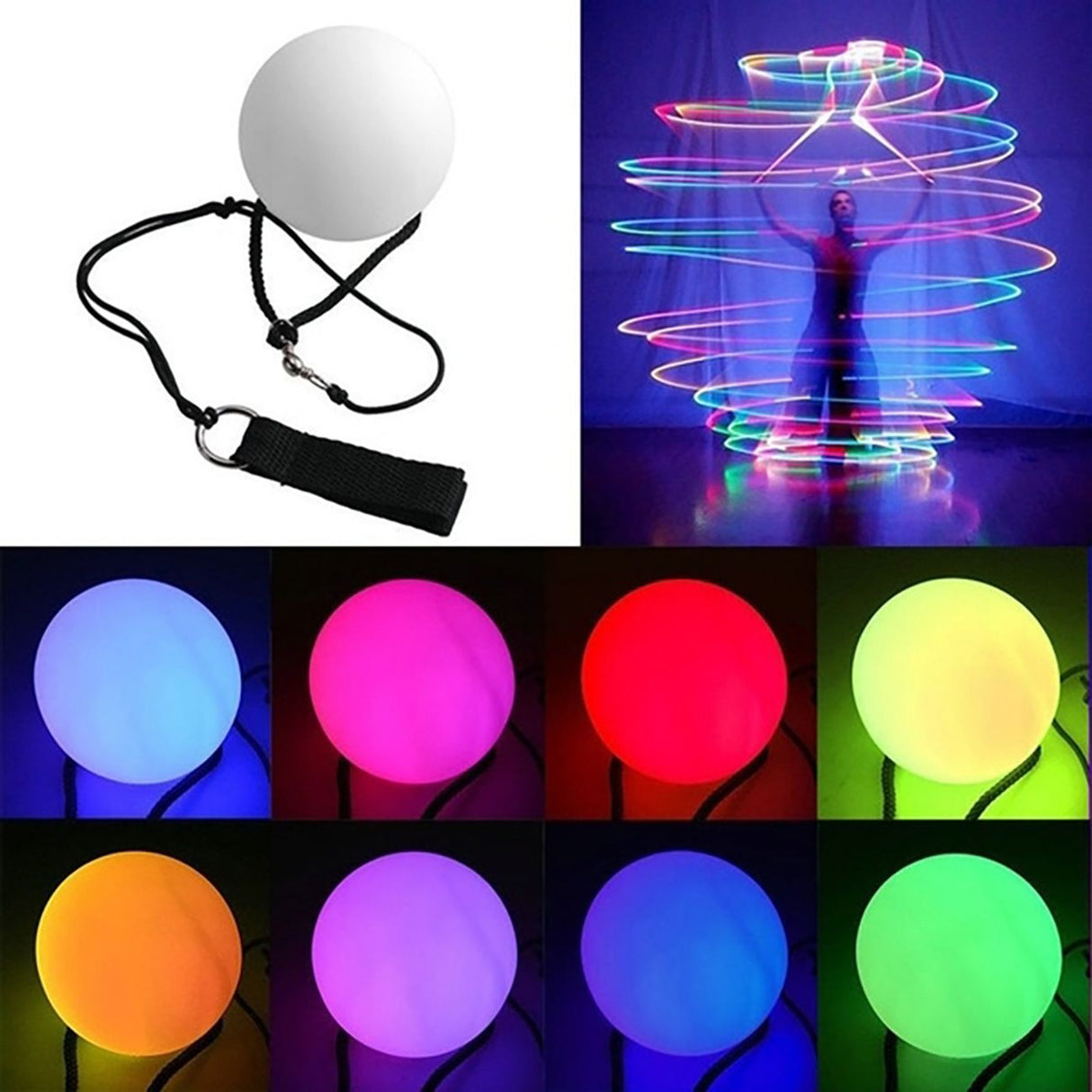 LED Poi Boll - sparklar.se