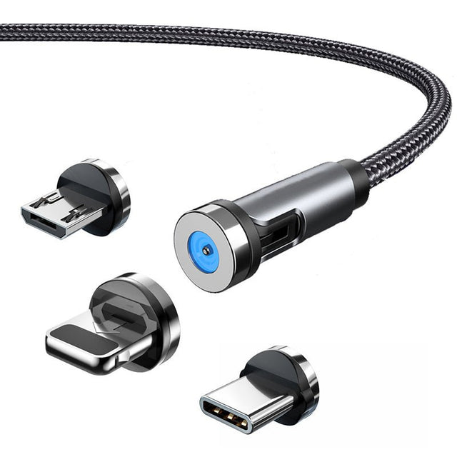 Magnetisk USB kabel 3-i-1 - sparklar.se