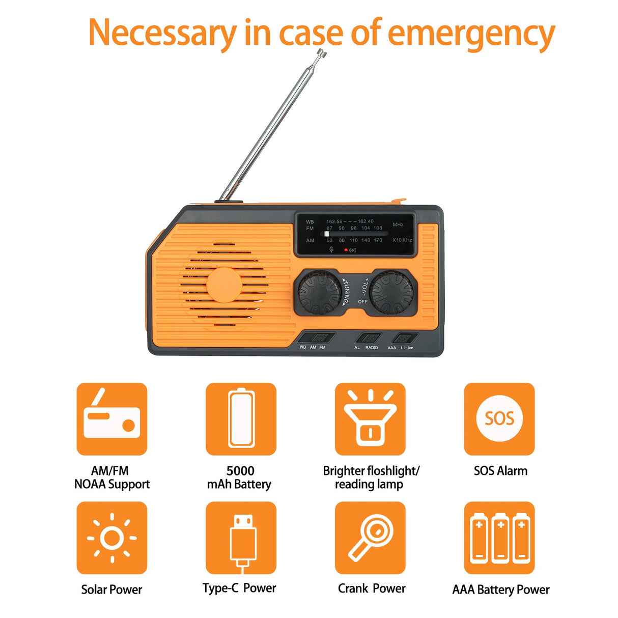 Vevradio 5000mAh - sparklar.se